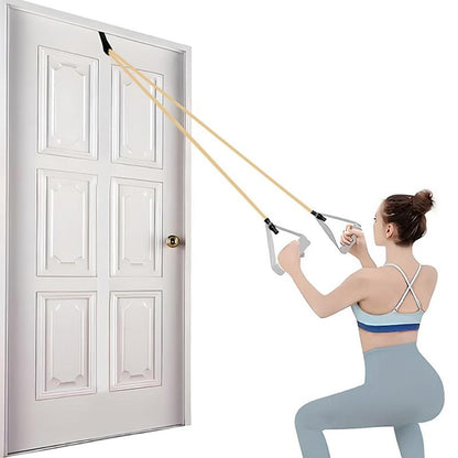 Door Anchor Resistance Band, 2 Counts/Set Multifunctional Door Anchor Resistance Band, Detachable Arm Strength Trainer, Exercise Expansion Chest Trainer, Fitness Equipment for Home Gym, Valentine'S Day Gift