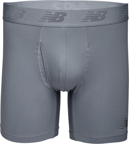 Men'S 6" Premium Performance Boxer Brief with Fly Front (3 Pack)