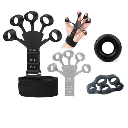 Ultimate Silicone Finger Gripper - Strength Training & Rehabilitation Tool