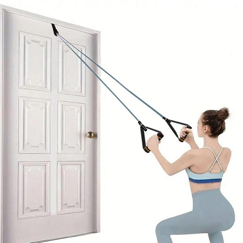 Door Anchor Resistance Band, 2 Counts/Set Multifunctional Door Anchor Resistance Band, Detachable Arm Strength Trainer, Exercise Expansion Chest Trainer, Fitness Equipment for Home Gym, Valentine'S Day Gift