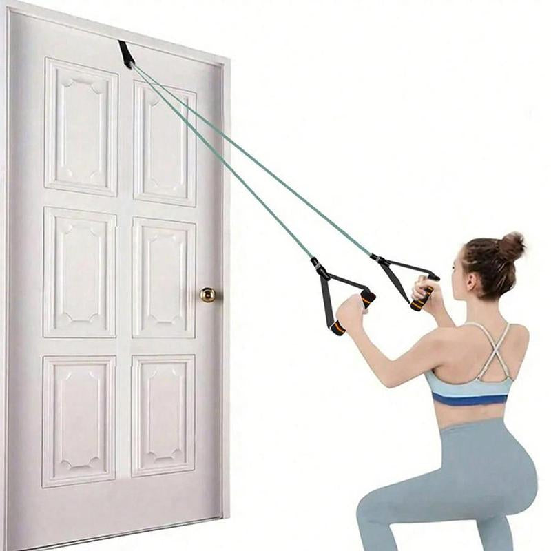 Door Anchor Resistance Band, 2 Counts/Set Multifunctional Door Anchor Resistance Band, Detachable Arm Strength Trainer, Exercise Expansion Chest Trainer, Fitness Equipment for Home Gym, Valentine'S Day Gift